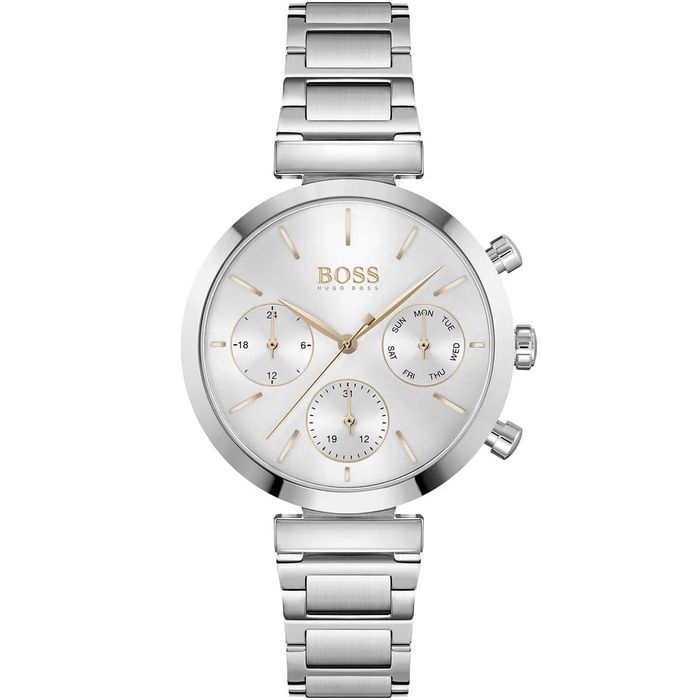 Годинник Hugo Boss Flawless срібний часы женские Босс
