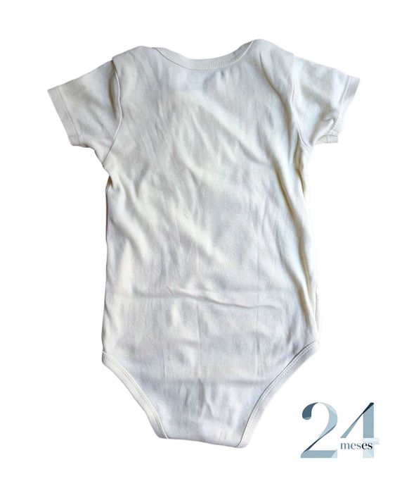 Body Amarelo Liso Kiabi 24 meses