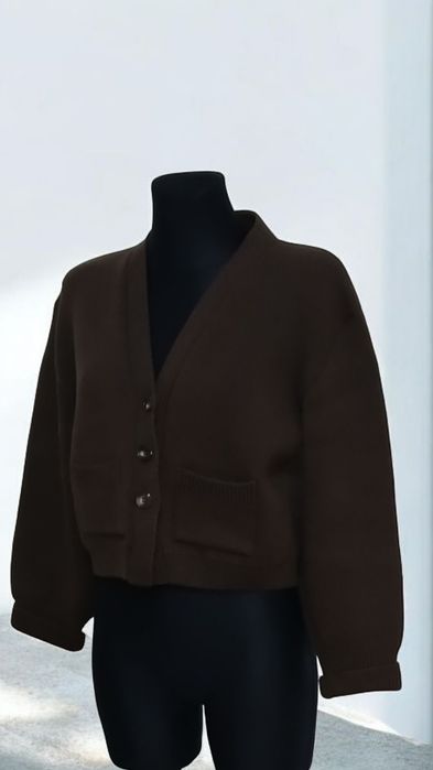 Кардиган колір шоколад,one size або xs -s