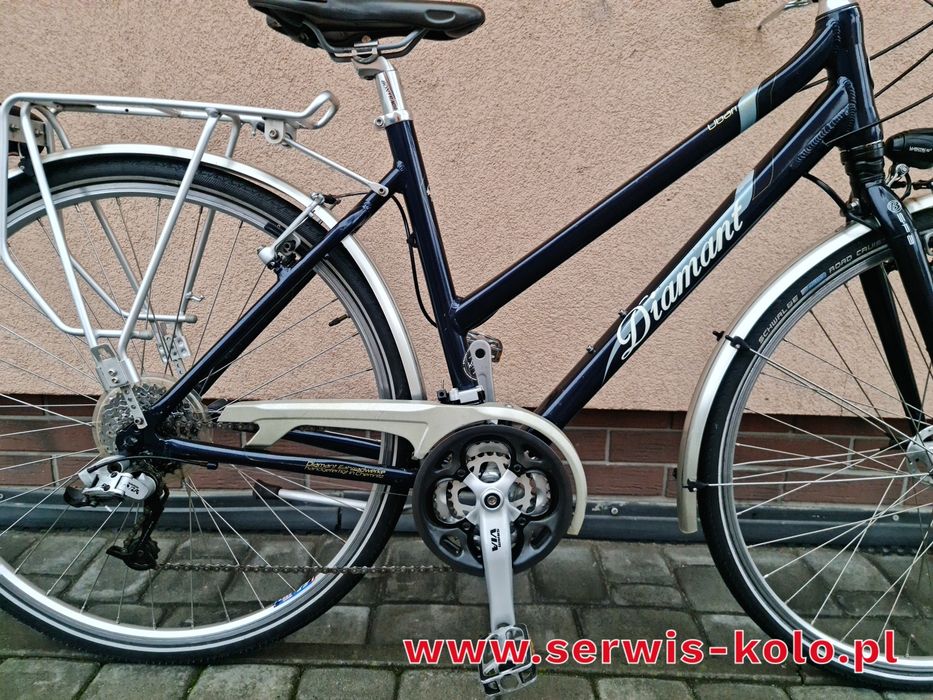 Rower damski damka miejski DIAMANT koła 28 okazja aluminium polecam