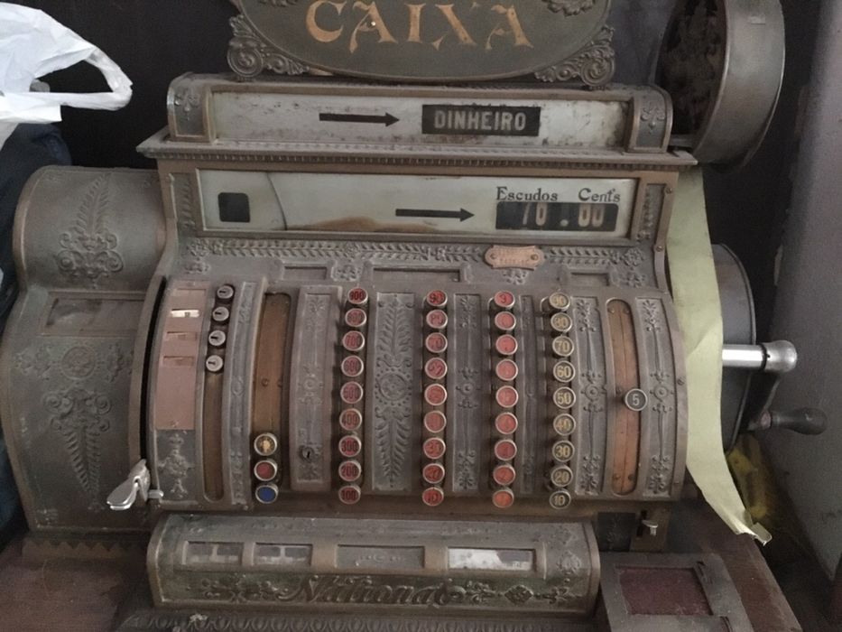 Antiguidade Caixa Registadora