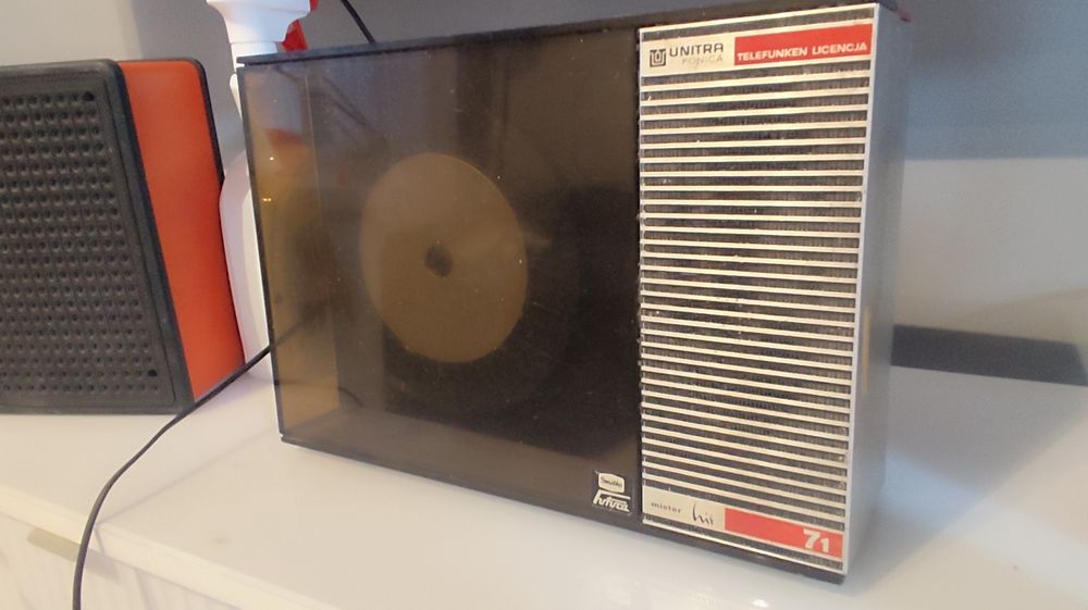 Gramofon Unitra Fonica Mister Hit 71 – vintage, niesprawdzany, komplet