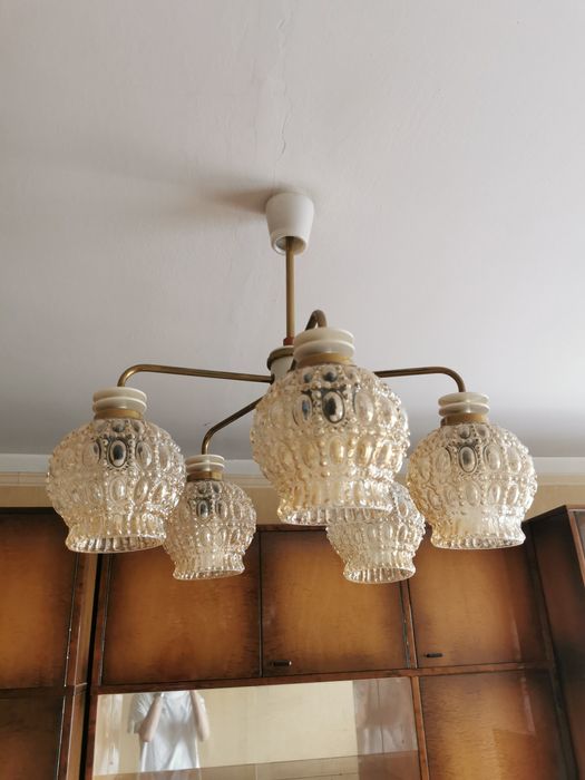 Żyrandole Art-Deco PRL