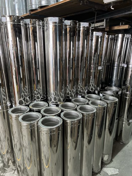 Димохід нержавійка Версія-Люкс,Сендвіч,моно,труба,коліно,відправка НП