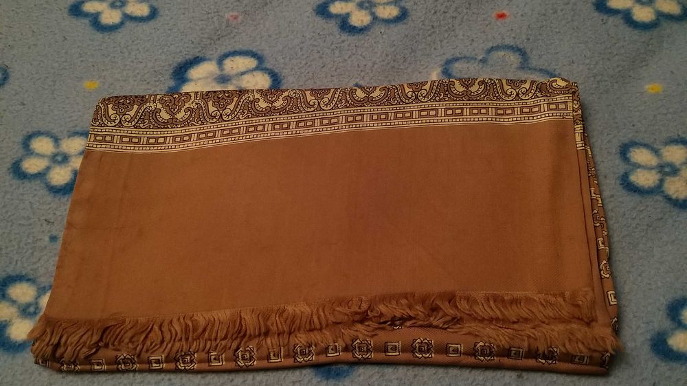 cachecol de seda e lã