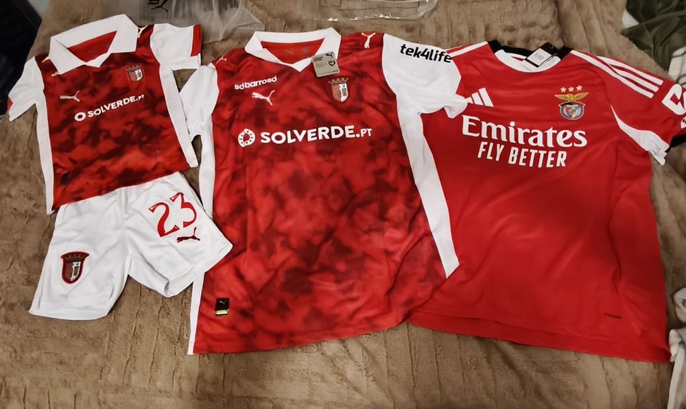Camisolas Futebol Clubes/Seleções