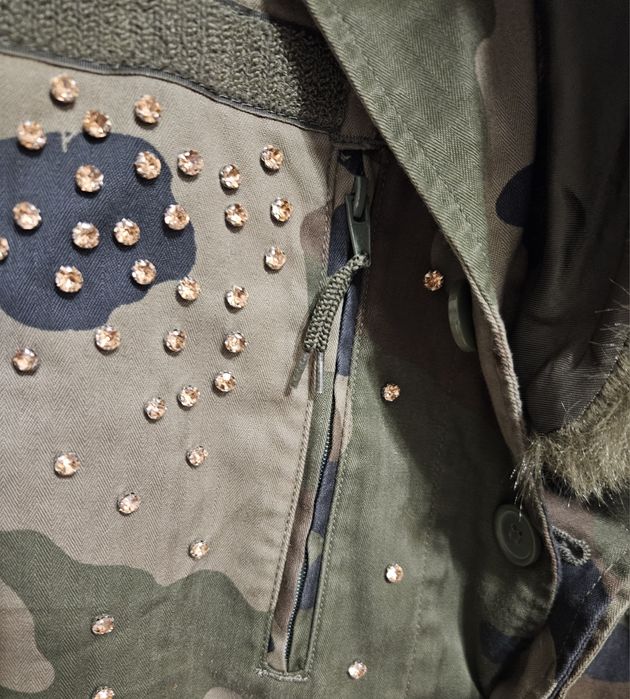 Khaki zielona kurtka Tensione In Italy