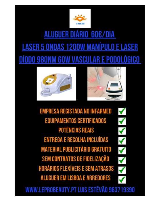 Laser diodo 5 ondas 1200W de manípulo