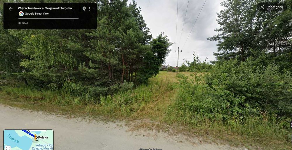 Sprzedam 2 działki rekreacyjne Wierzchosławice łącznie 959 mkw