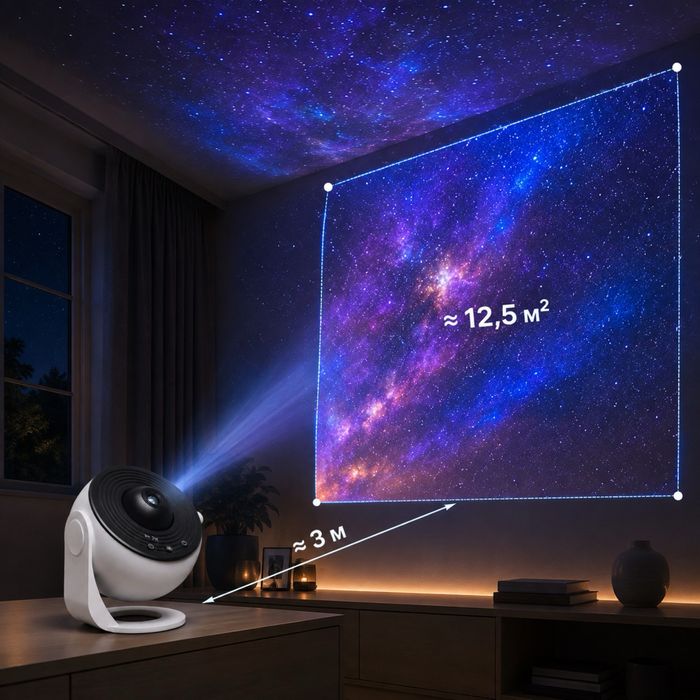 Проектор зоряного неба Galaxy Projector домашній планетарій