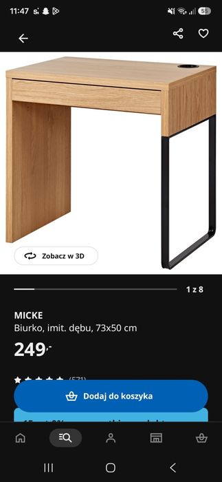 Sprzedam biurko z Ikea.
