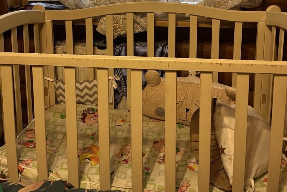 Ліжечко дитяче біле