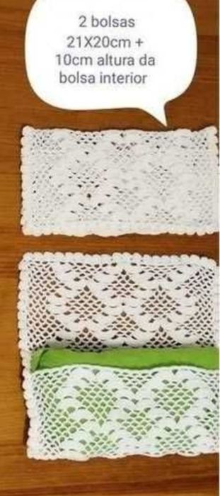 Saco para algodão e bolsas multiusoos