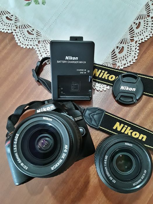 Máquina fotográfica Nikon 3200