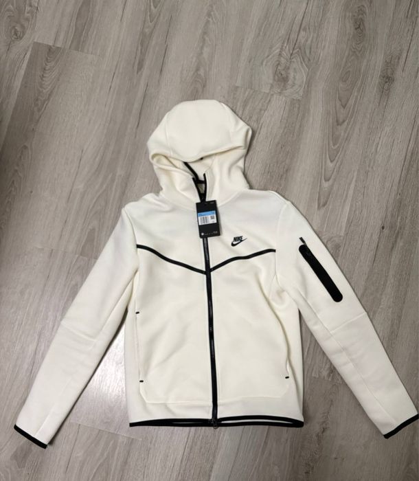 Nile Tech Fleece Zip Hoodie Біла