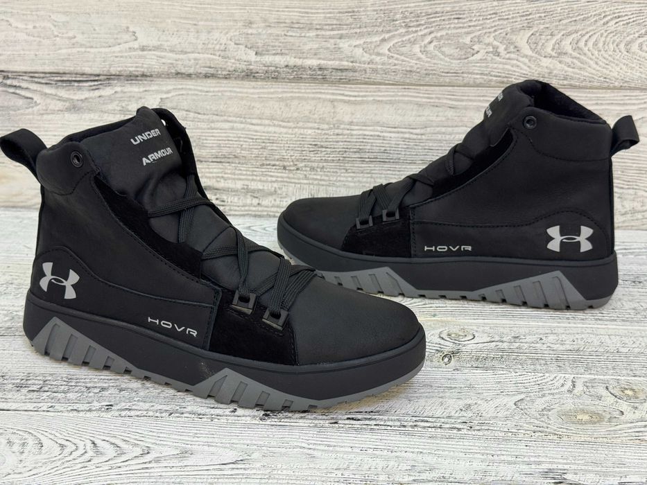 Зимові черевики високі кеди чоботи берці Under Armour Шкіра! р. 40-45
