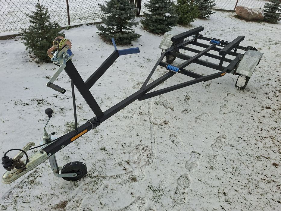 Przczepka wózek portowy podłodziowa łódka skuter ponton