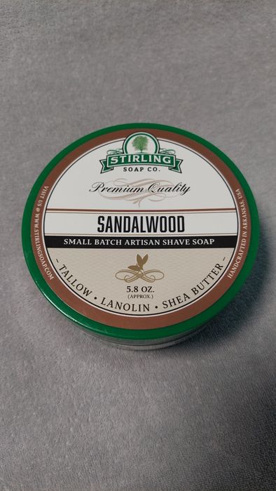 Mydło do golenia STIRLING Sandalwood nowe, nieużywane