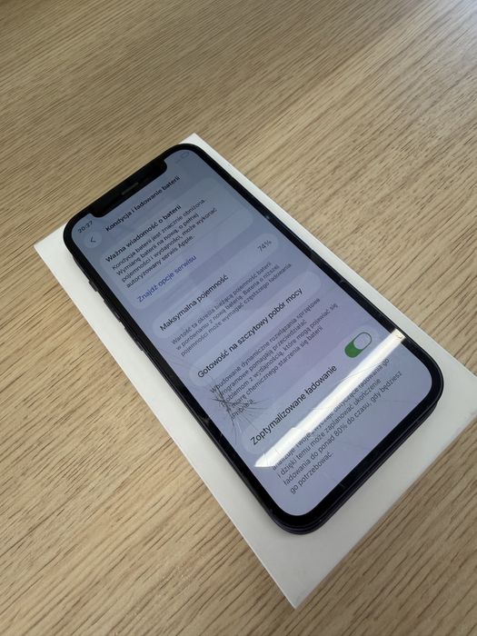 iPhone 12 mini 64 GB - Paragon - Sprawny 100% - Zbita szybka