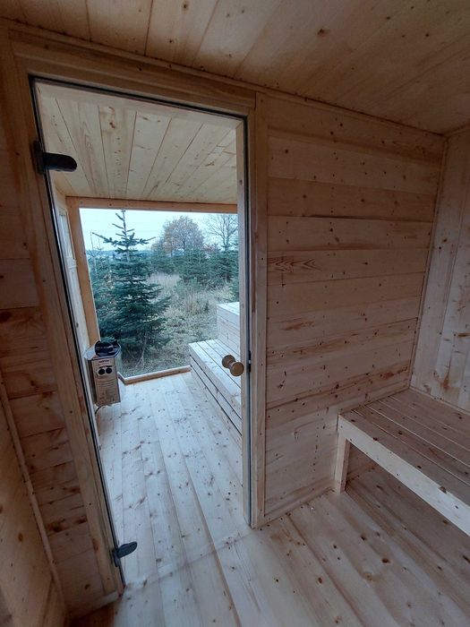 Sauna ogrodowa, sucha, fińska