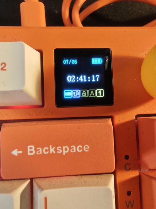 AK820MAX Plus Wireless Mechanical Keyboard 8000 mAh RGB Model keyboard