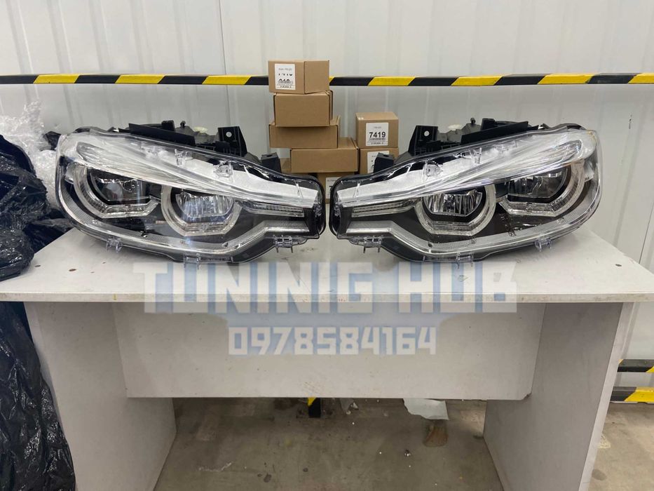 bmw f30 фара full led BMW F30 лед фари Під Галоген Ксенон Лед бмв ф30