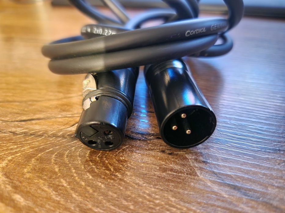 CORDIAL CMK222 Kabel mikrofonowy XLR-XLR 2m
