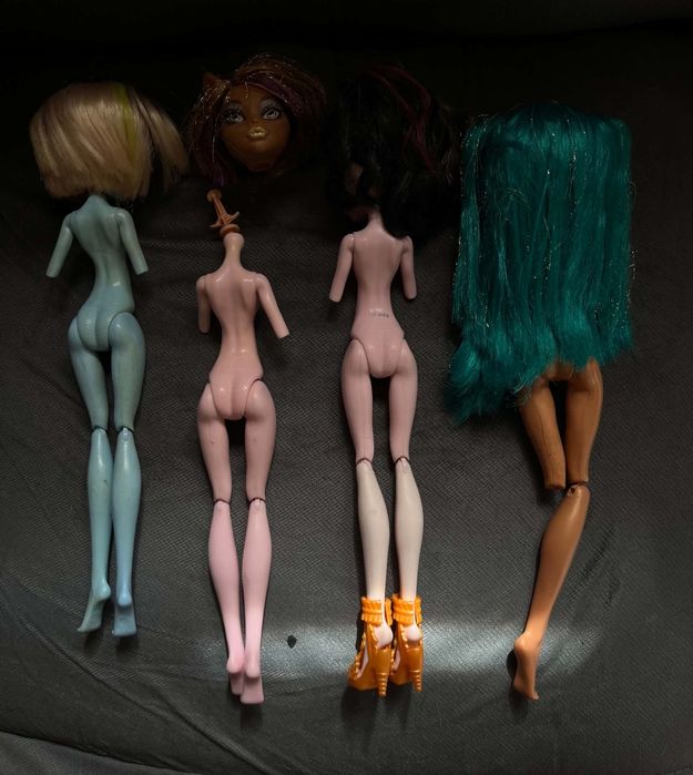 Lalki monster high trupki i głowa