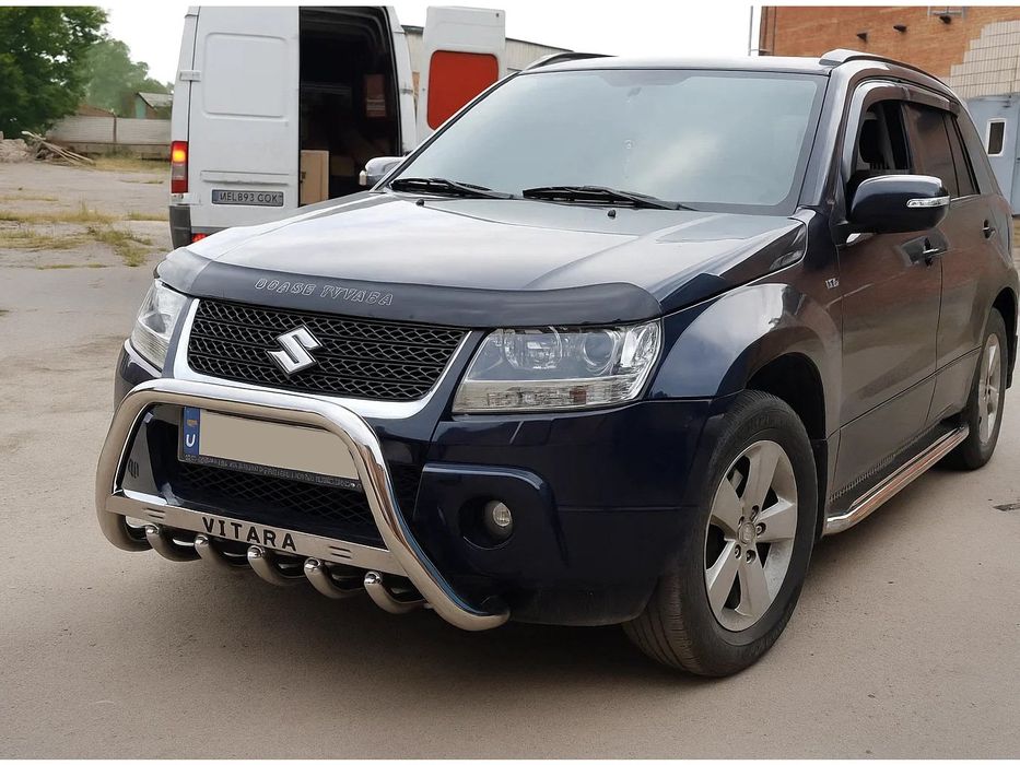 Suzuki Grand Vitara 2005-2017 рр. Кенгурятник WT004 (нерж)