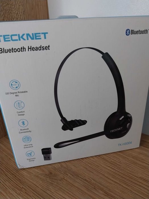 Bezprzewodowy zestaw słuchawkowy Bluetooth TECKNET TK-HS004