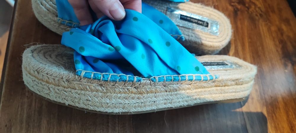 Klapki espadryle 37 stradivarius