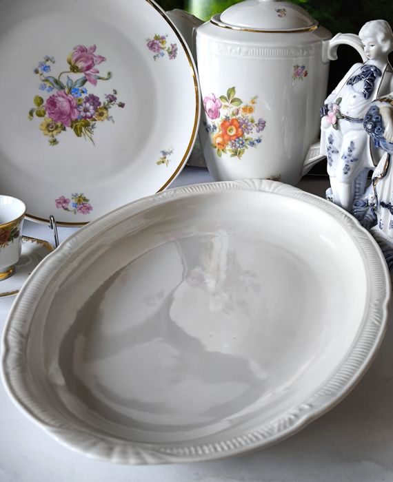 Półmisek stara Chodzież piękna stara porcelana