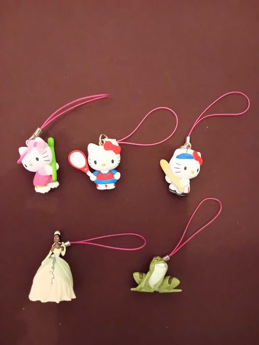 "Hello Kitty" and "The Princess and the Frog" Pendants