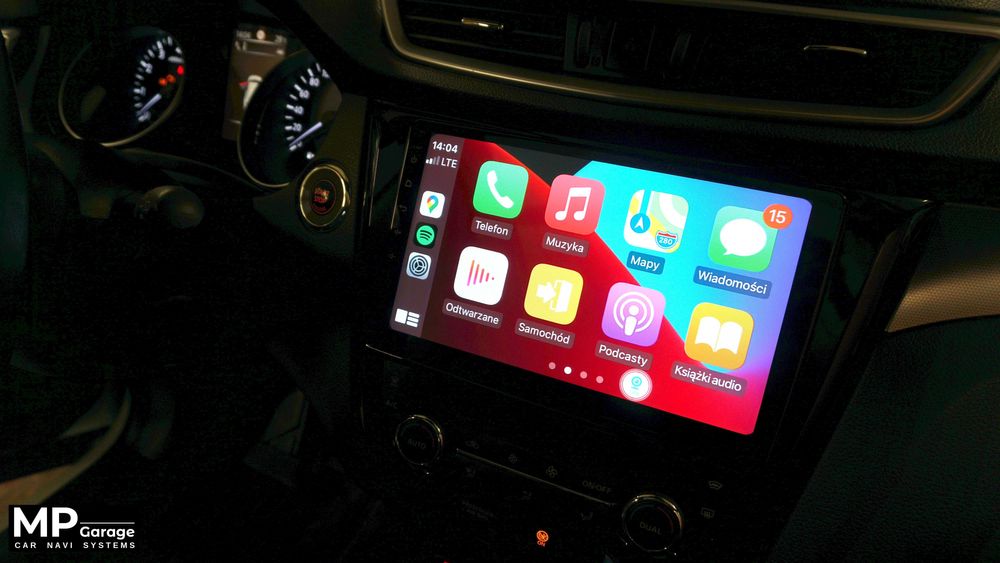 Nissan X-Trail/Qashqai Nawigacja Android11 Carplay/AndroidAuto 4G Qled