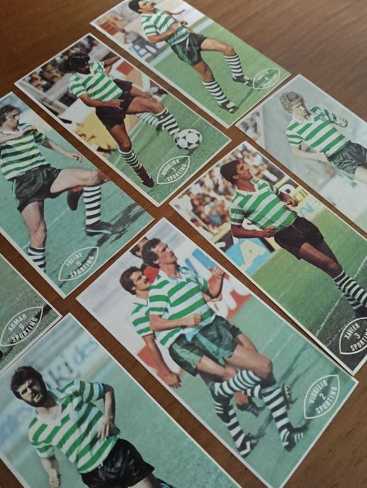 7 cromos SPORTING Campeão