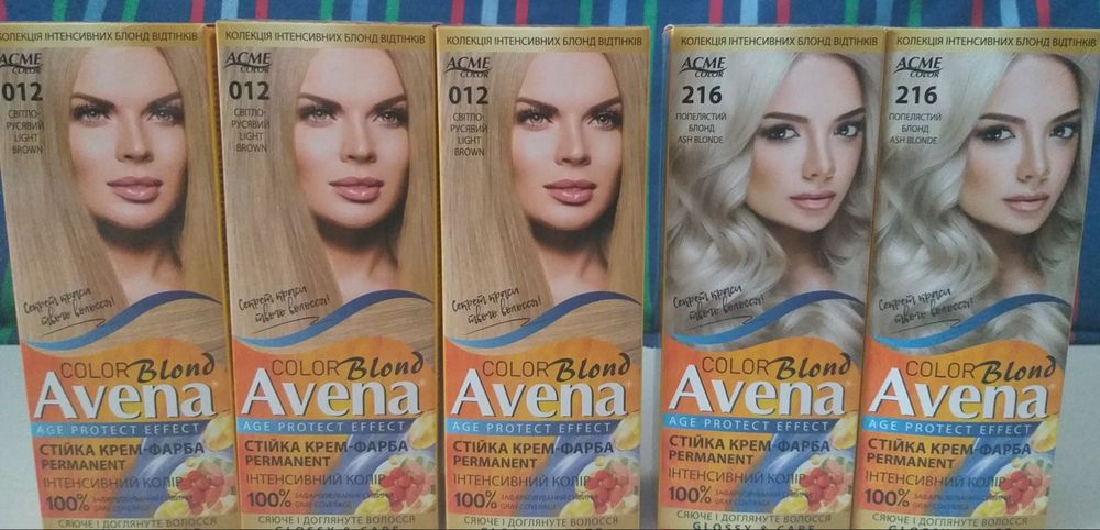 Крем - краска для волос новая.