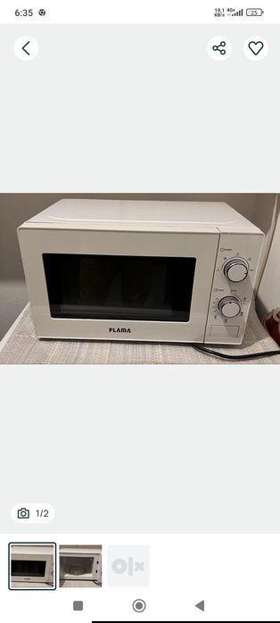 Microondas flama semi-novo pouco uso  24 l