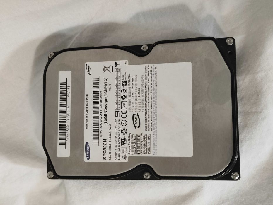 Disco Samsung 80Gb IDE 7200 rpm como novo testado