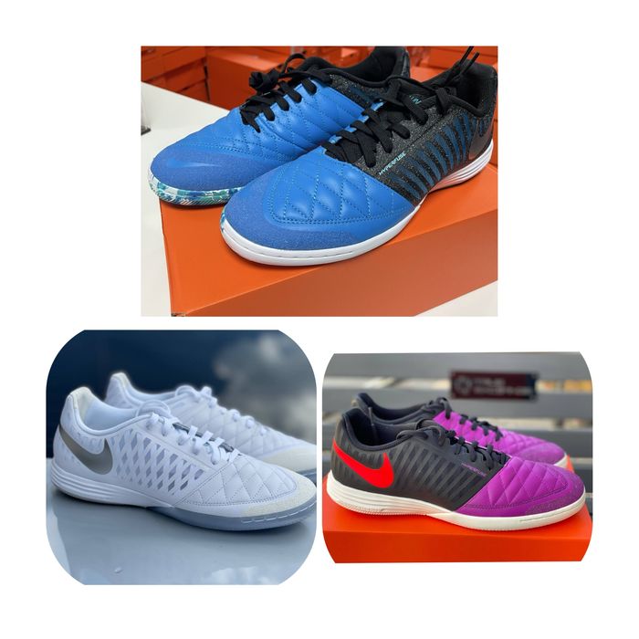 Футзалки Nike LunarGato II IC 580456‑014 580456-502. 580456-105