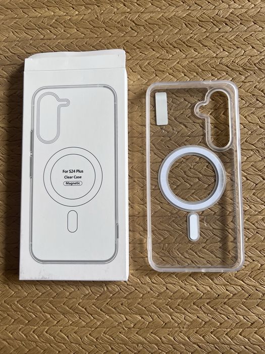 Etui Clear do Samsung Galaxy S24 Plus / MagSafe / szkło gratis - nowe