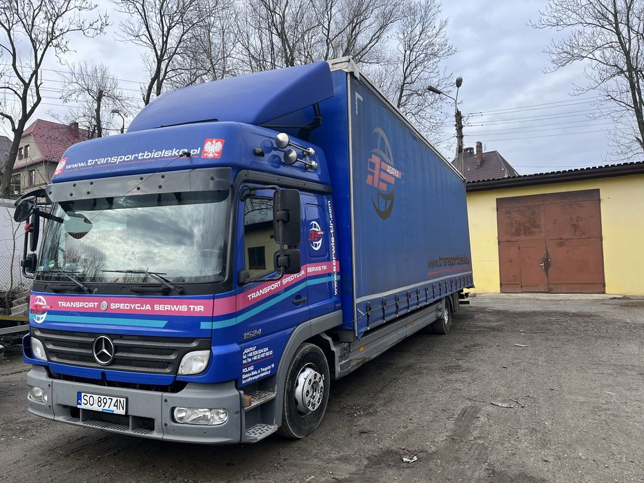 Mercedes Aego 1523/1528  Firana 23 palety, otwierany dach