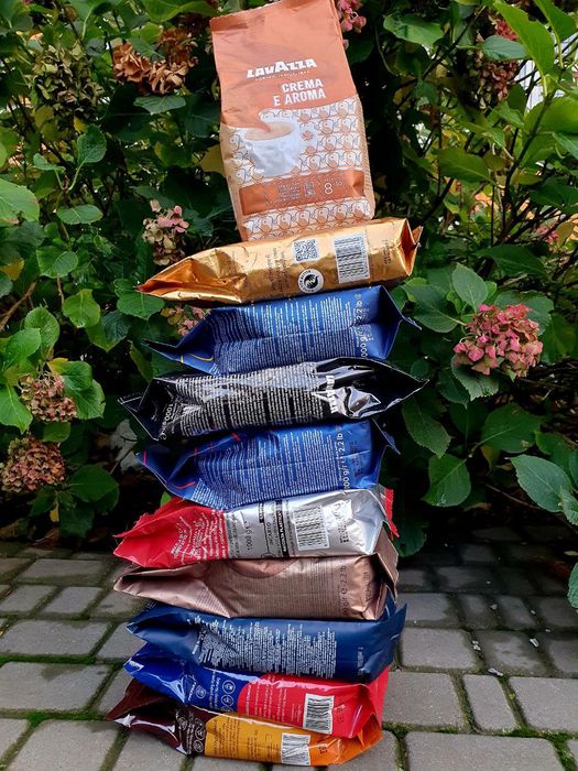 Lavazza кава 1кг - Super Crema/Oro/Rossa/Gold/Tierra