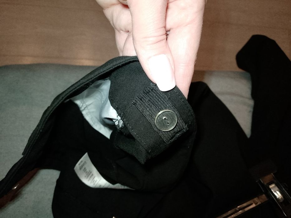 Eleganckie czarne spodnie 158