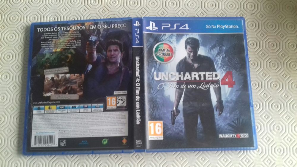 Uncharted 4 - O Fim de um Ladrão PS4