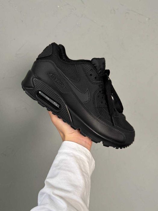 Кросівки Nike Air Max 90 Triple Black / кроси Найк Аір Макс 90 чорні