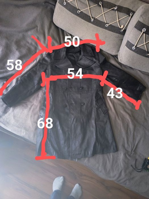 Sprzedam płaszcz skórzany