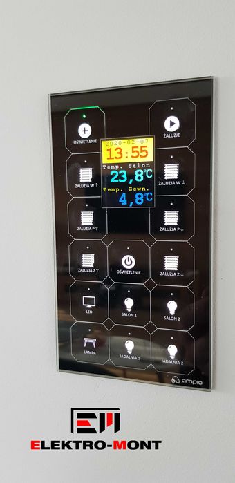Instalacje Elektryczne, Inteligentny Dom - KNX, Ampio, Elektryk, Alarmy, Monitoring - Montaż instalacji elektrycznych