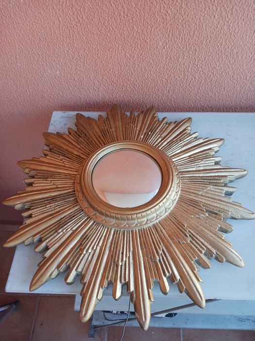 Espelho em sol vintage