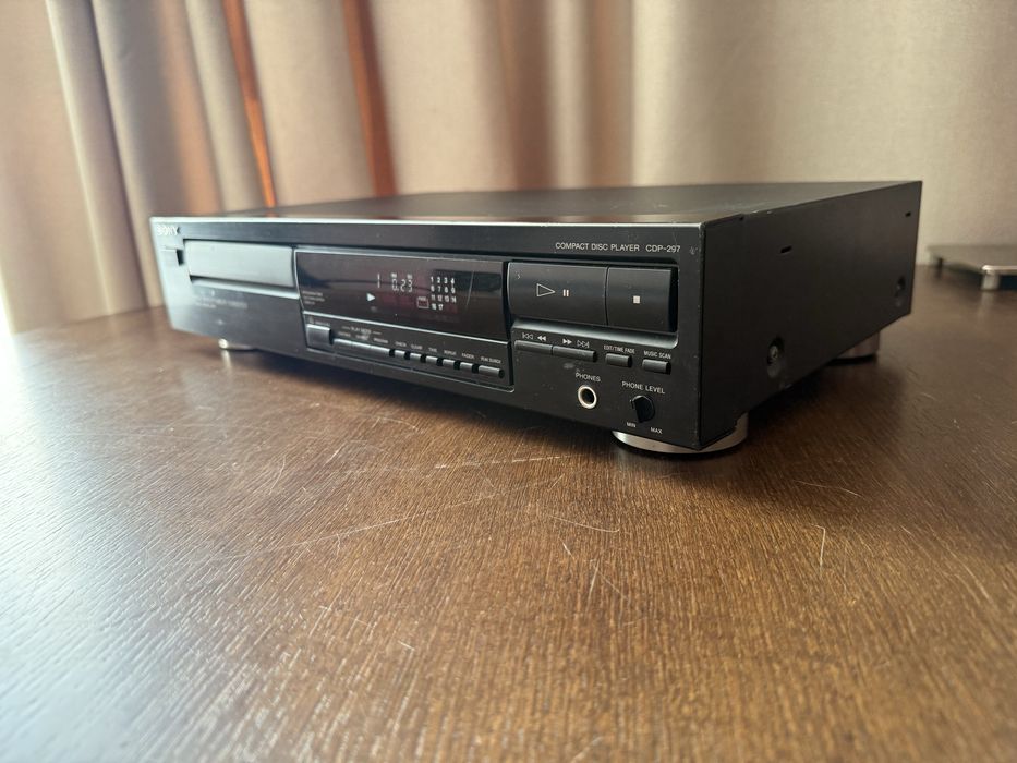 Sony CDP-297 CD Player / вінтажний програвач / Made in France