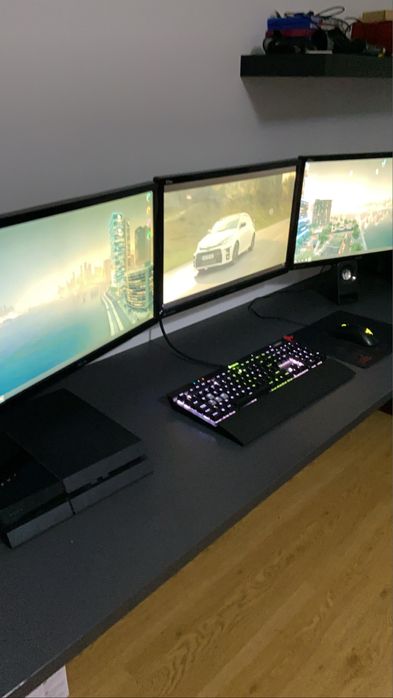 3 monitores ASUS 24” 144hz
